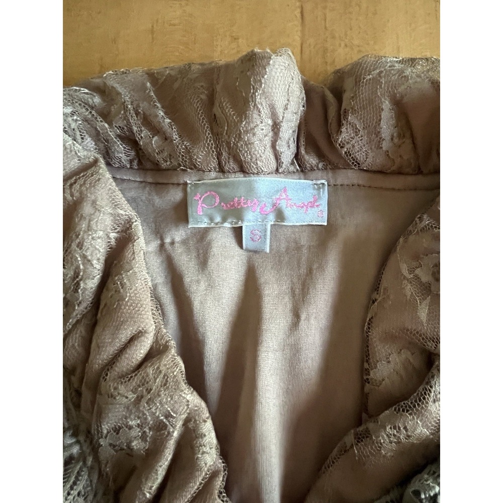 Pretty Angel Cardigan Size S Small Neutral Tones Lace Girly Boho Magical Women's - Picture 2 of 9